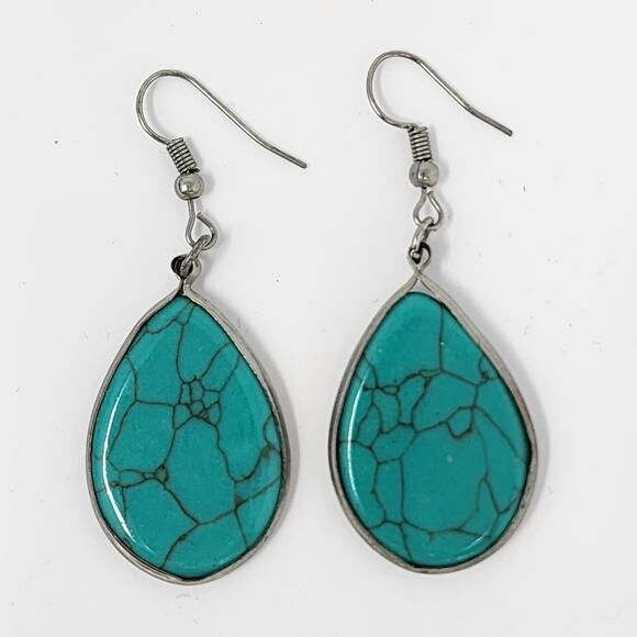 Boho Teardrop Earrings - Picture 1 of 7